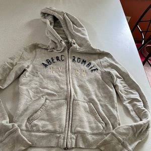 Abercrombie & Fitch hooded zip sweatshirt medium
